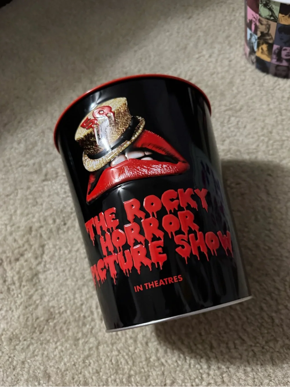 Rocky Horror Picture Show Popcorn Tin 50th Anniversary